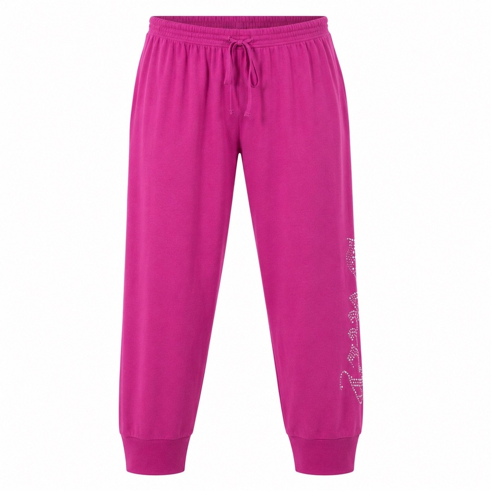 Juicy Couture Velour Rhinestone Logo‎ Sleep Joggers Small PJs pants Y2K lounge